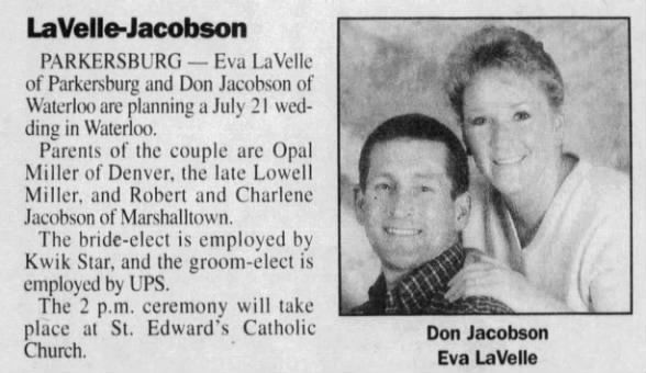 Clipping from The Courier